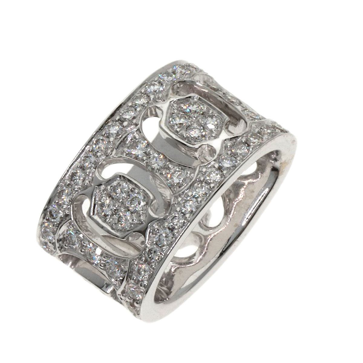 CELINE Diamond Pendant top K18 White Gold Ladies [Used]
