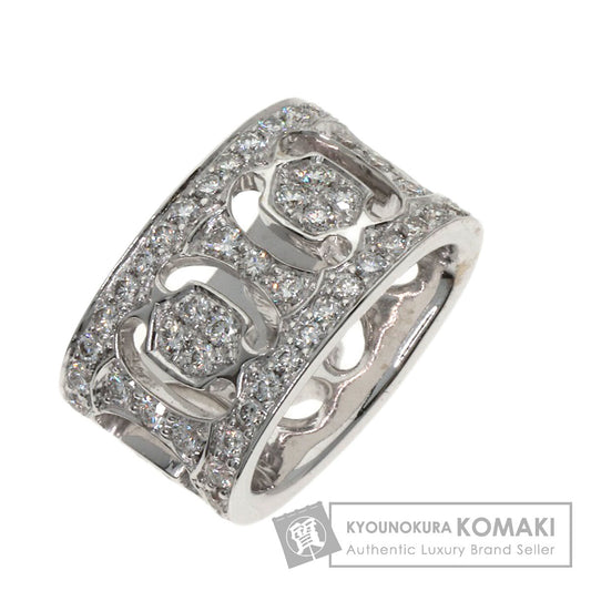 CELINE Diamond Pendant top K18 White Gold Ladies [Used]