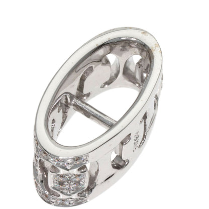 CELINE Diamond Pendant top K18 White Gold Ladies [Used]