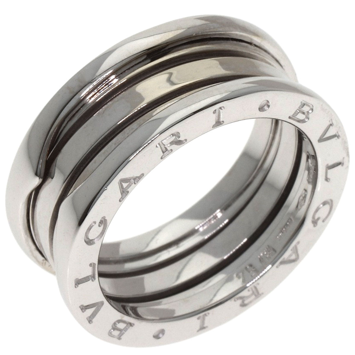 BVLGARI B.zero1 3 band #54 Ring K18 White Gold Ladies [Used]