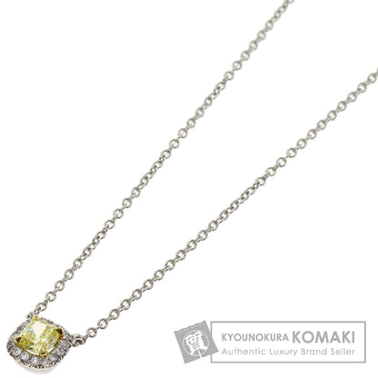 TIFFANY&Co. Soleste Yellow Diamond Necklace Platinum PT950 18K Yellow GoldLadies [Used]
