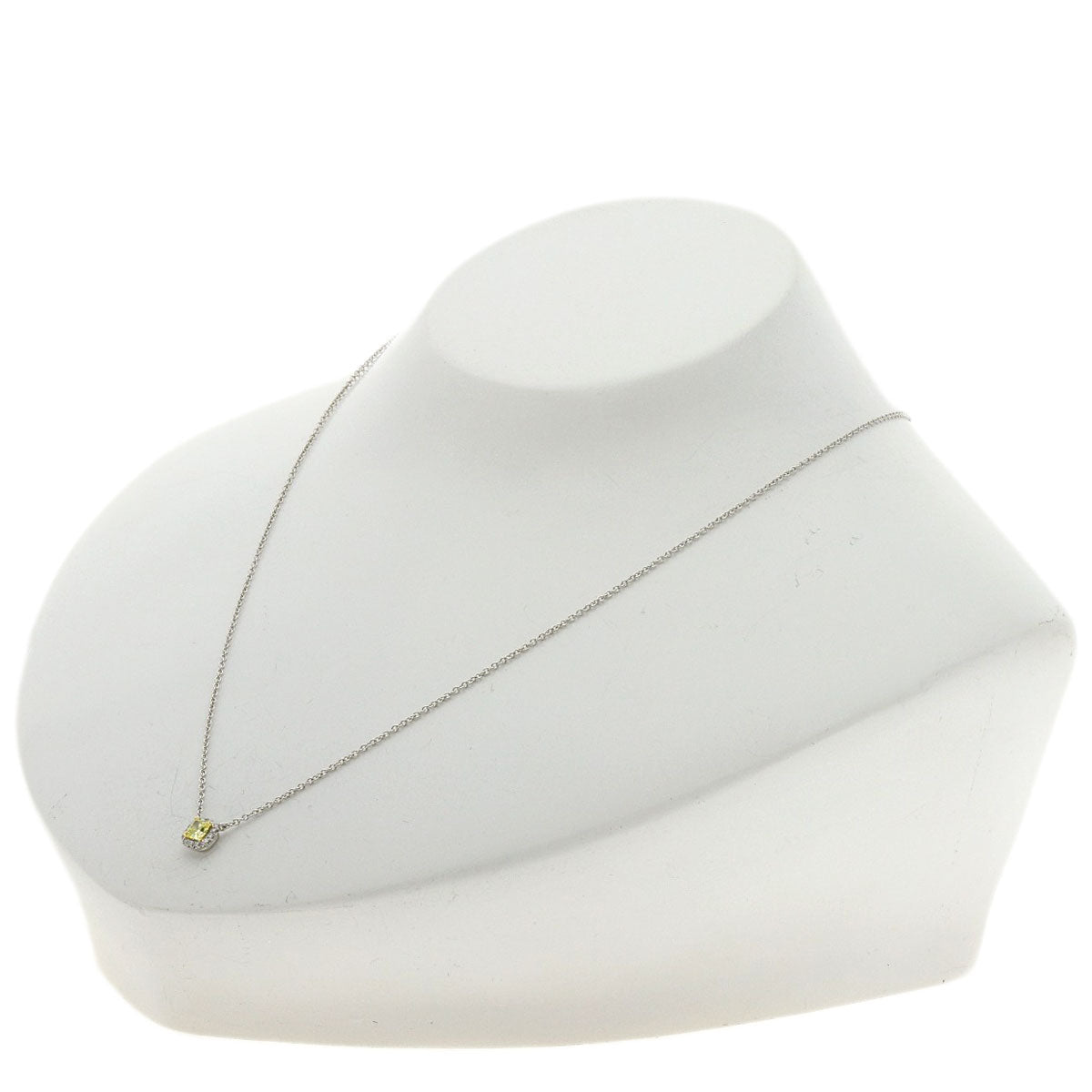 TIFFANY&Co. Soleste Yellow Diamond Necklace Platinum PT950 18K Yellow GoldLadies [Used]