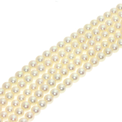MIKIMOTO Baby Pearl Pearl 5-Row Necklace K18 Yellow Gold Ladies [Used]