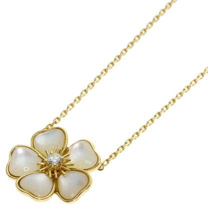 Van Cleef & Arpels Mini Naval Shell Necklace K18 Yellow Gold Ladies [Used]