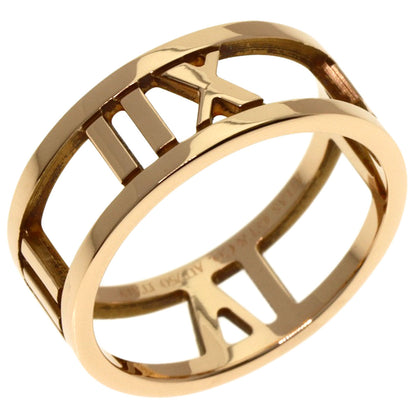 TIFFANY&Co. open atlas Ring K18 Pink Gold Ladies [Used]