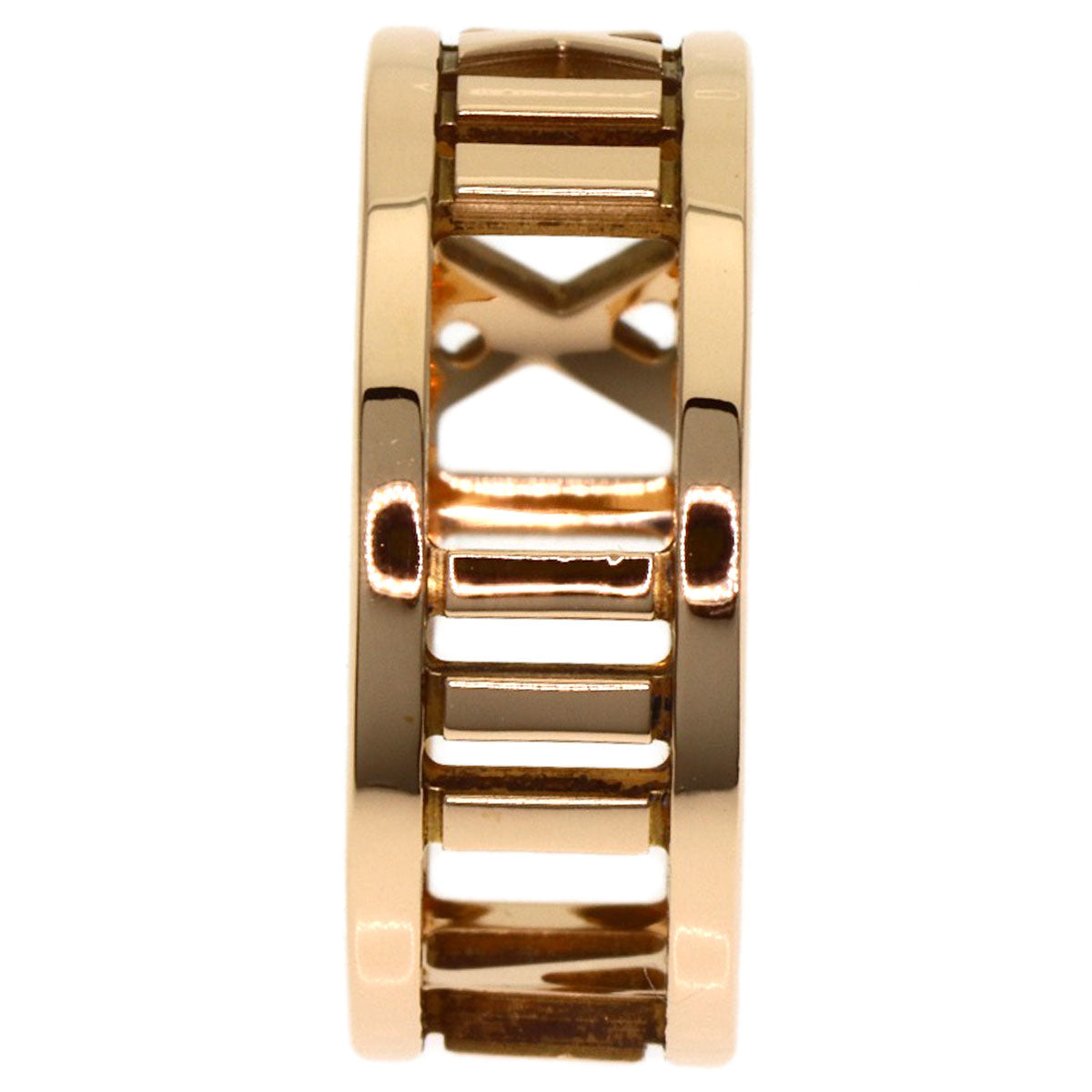 TIFFANY&Co. open atlas Ring K18 Pink Gold Ladies [Used]