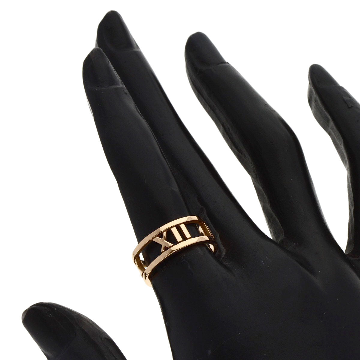 TIFFANY&Co. open atlas Ring K18 Pink Gold Ladies [Used]