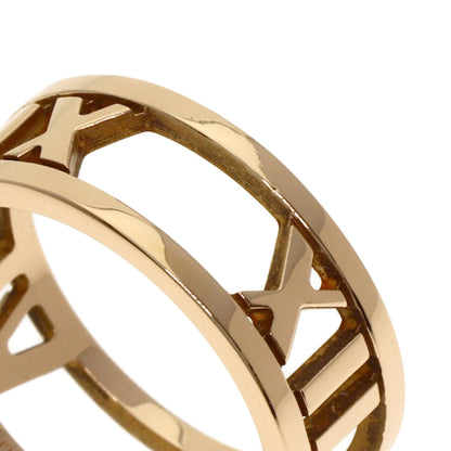 TIFFANY&Co. open atlas Ring K18 Pink Gold Ladies [Used]