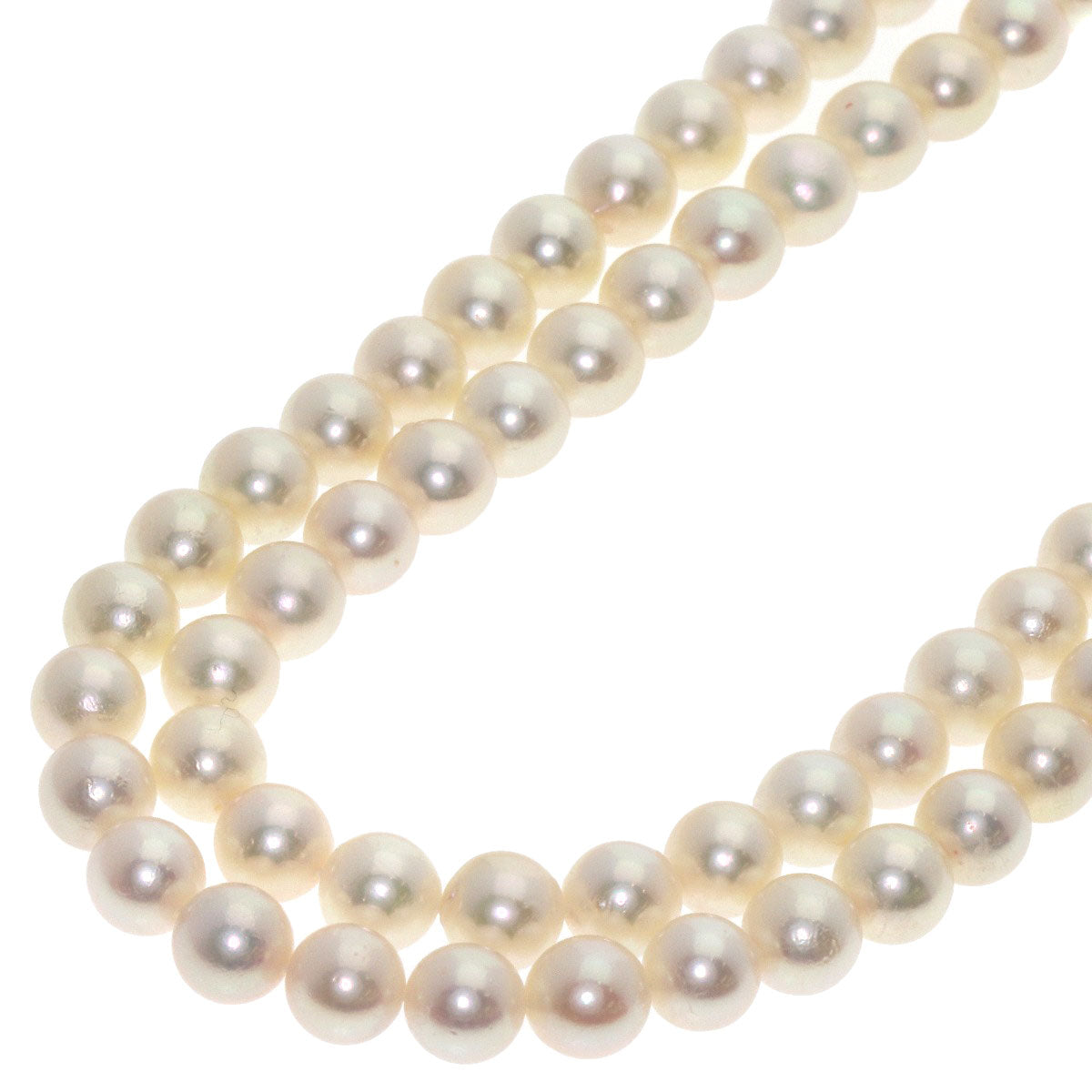 TASAKI Pearl Pearl Ruby 2-strand Necklace K14 Yellow Gold Ladies [Used]