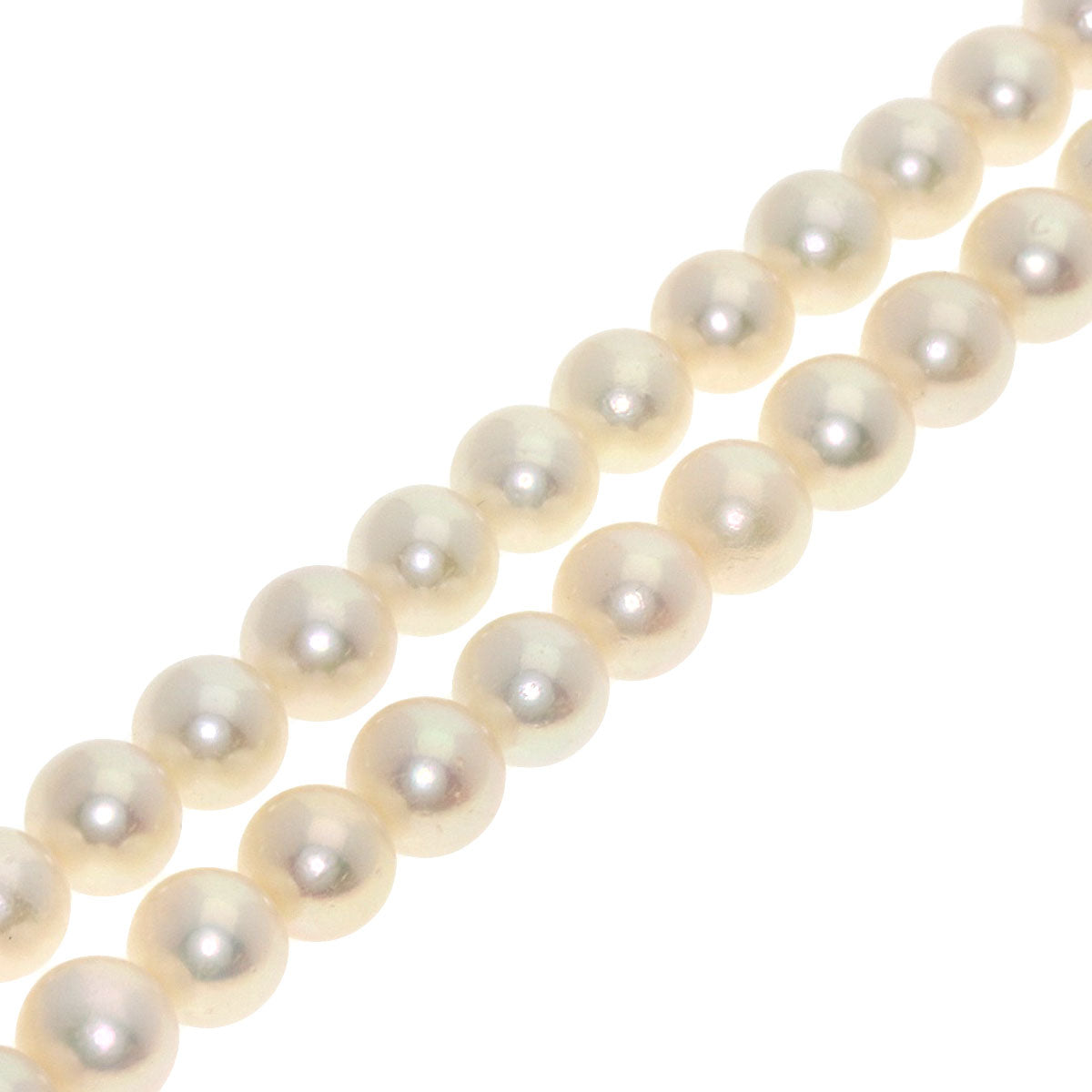 TASAKI Pearl Pearl Ruby 2-strand Necklace K14 Yellow Gold Ladies [Used]