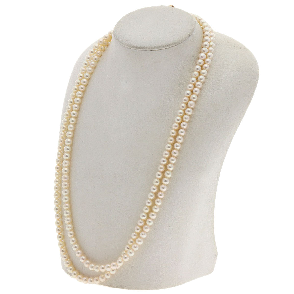TASAKI Pearl Pearl Ruby 2-strand Necklace K14 Yellow Gold Ladies [Used]