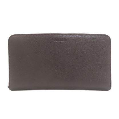 BALLY logo Long wallet (with coin pocket) Leather Ladies [Used]