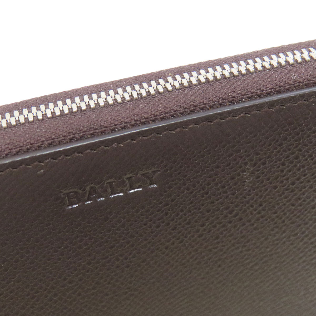BALLY logo Long wallet (with coin pocket) Leather Ladies [Used]