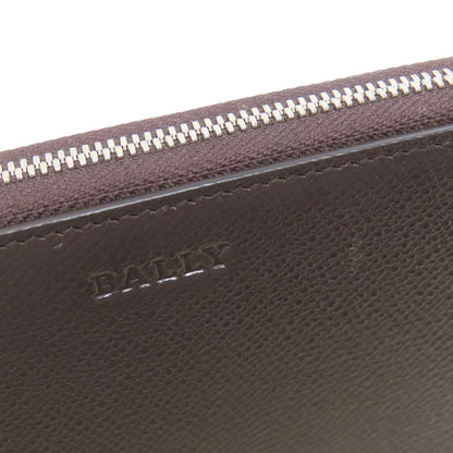 BALLY logo Long wallet (with coin pocket) Leather Ladies [Used]