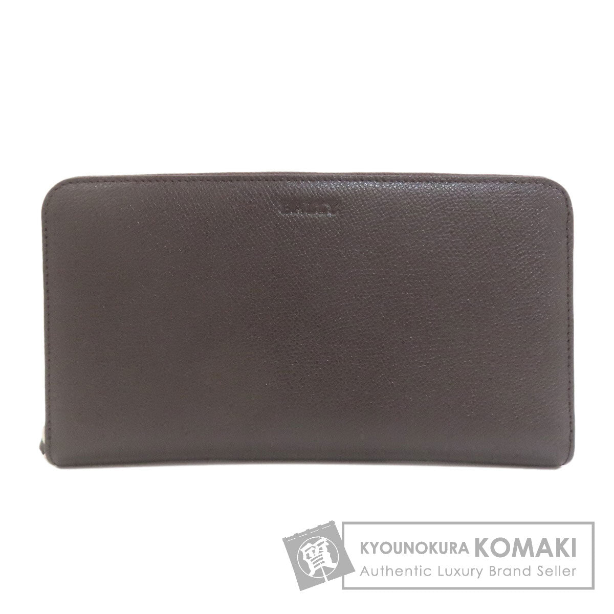 BALLY logo Long wallet (with coin pocket) Leather Ladies [Used]