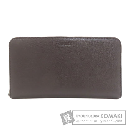 BALLY logo Long wallet (with coin pocket) Leather Ladies [Used]