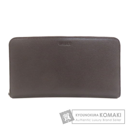 BALLY logo Long wallet (with coin pocket) Leather Ladies [Used]