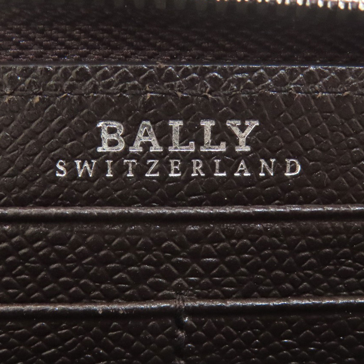 BALLY logo Long wallet (with coin pocket) Leather Ladies [Used]