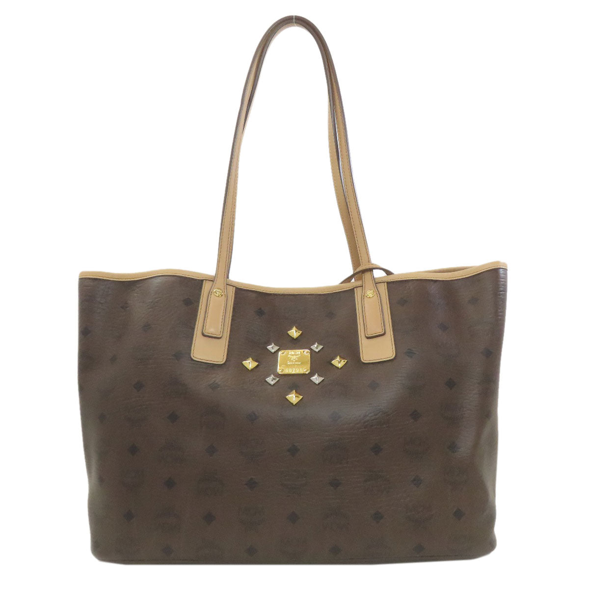 MCM logo Tote Bag PVC Ladies [Used]