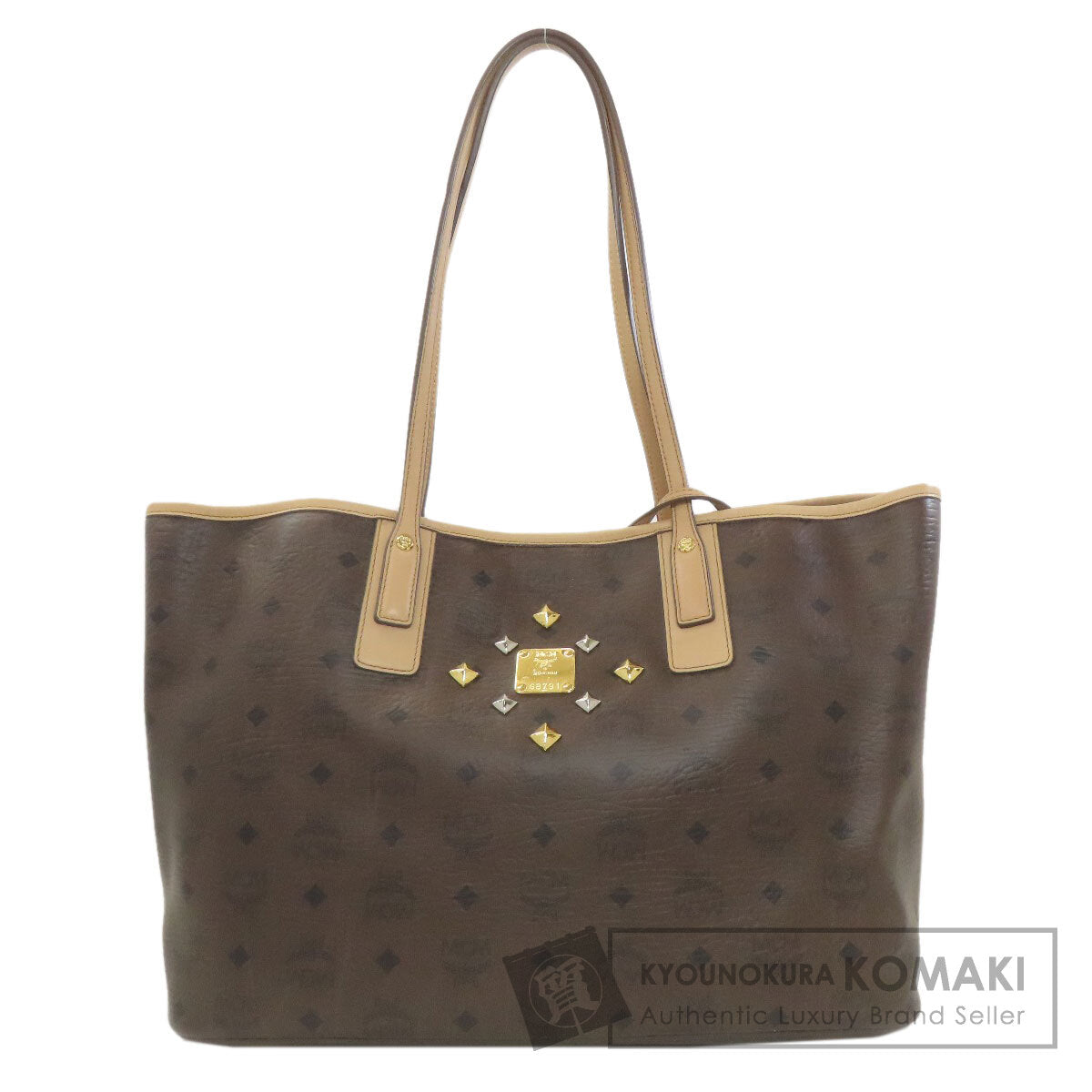 MCM logo Tote Bag PVC Ladies [Used]