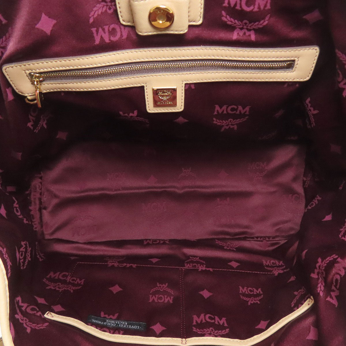 MCM logo Tote Bag PVC Ladies [Used]