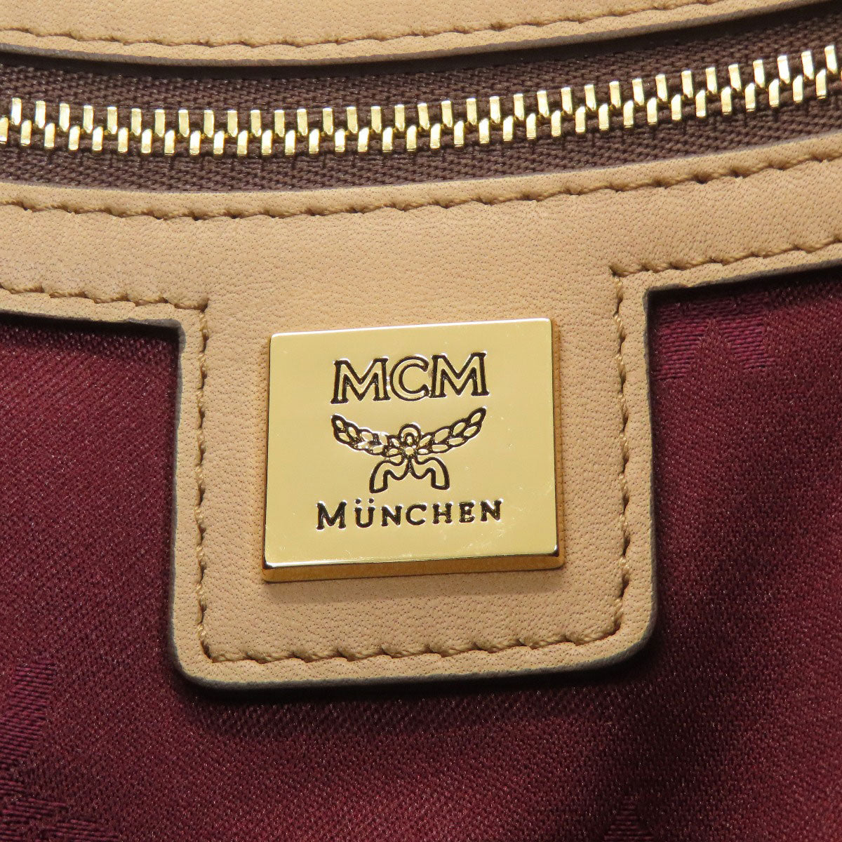 MCM logo Tote Bag PVC Ladies [Used]