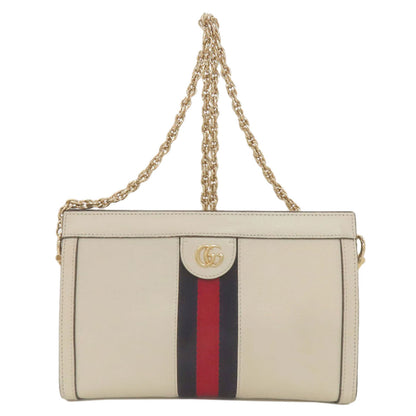 グッチ 503877 オフィディア シェリーライン ショルダーバッグ レザー レディース 【中古】【GUCCI】