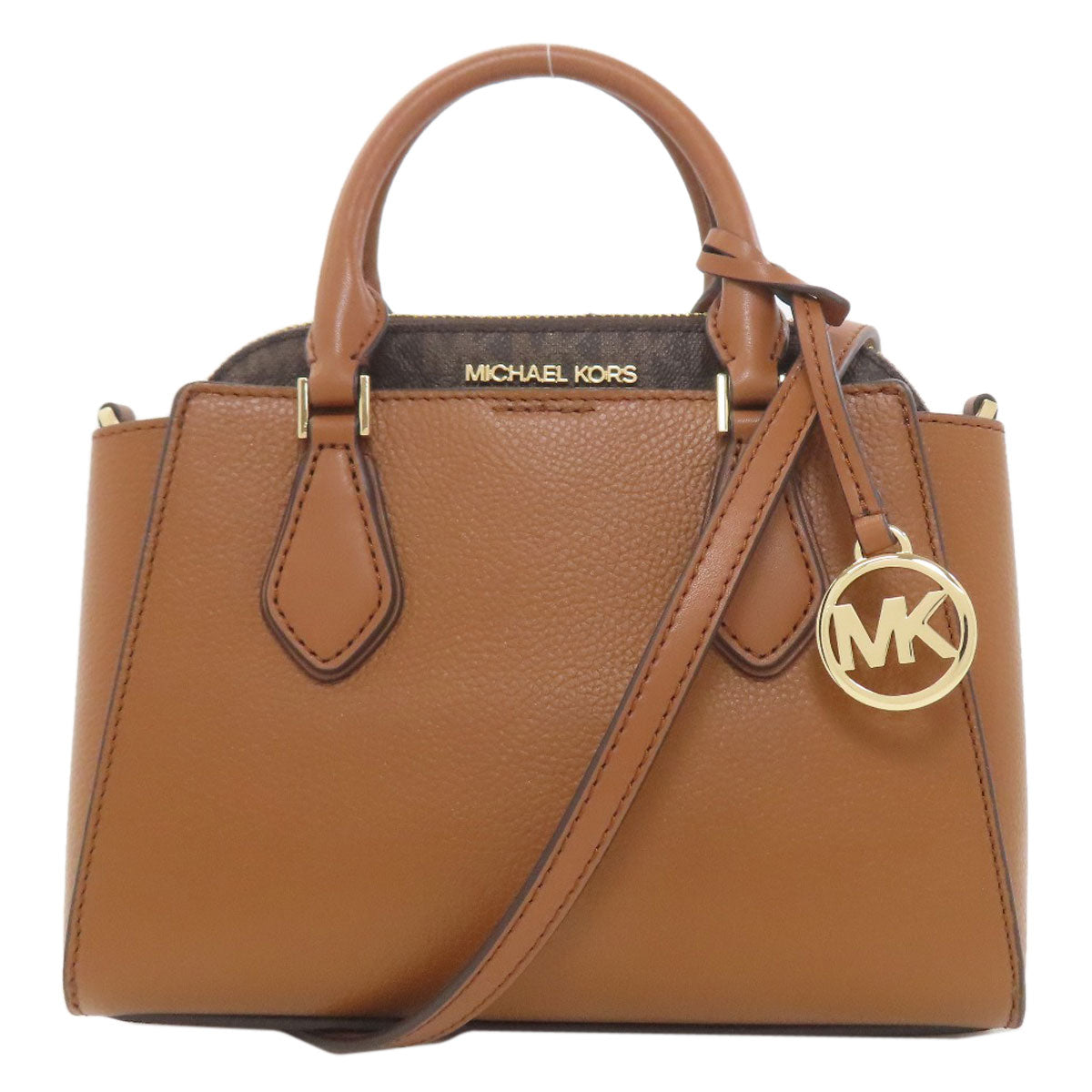 Michael Kors Dahlia 2-in-1 Small Satchel, 2-Way Handbag PVC Ladies [Used]
