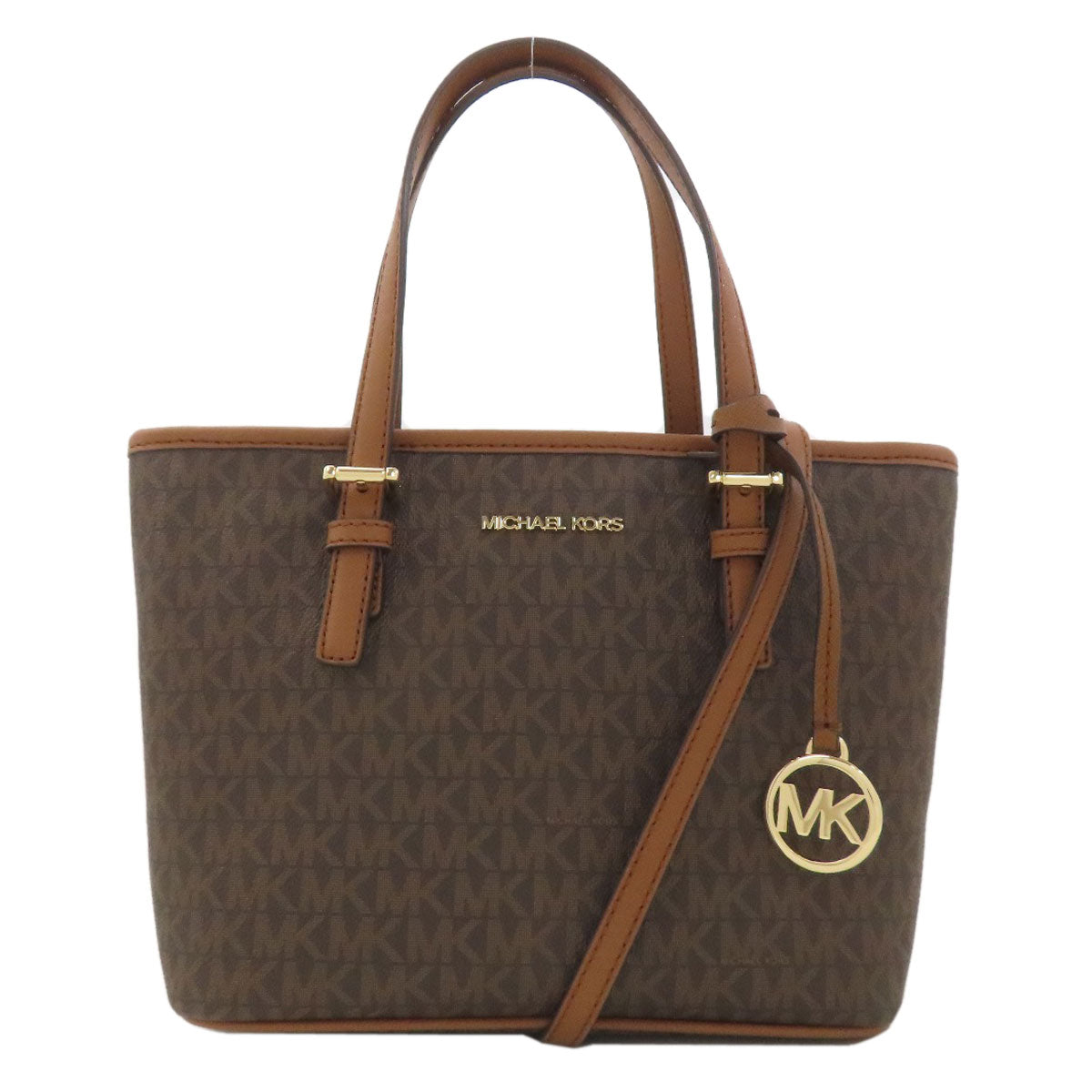 Michael Kors MK Signature 2WAY Handbag PVC Ladies [Used]