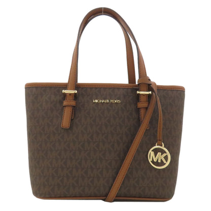 Michael Kors MK Signature 2WAY Handbag PVC Ladies [Used]