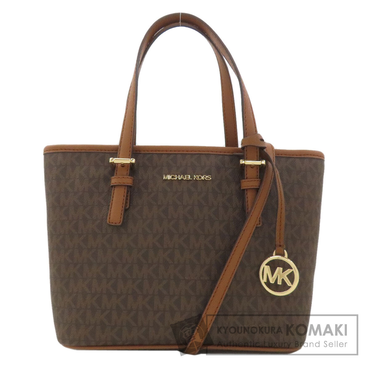 Michael Kors MK Signature 2WAY Handbag PVC Ladies [Used]