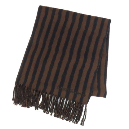 LOUIS VUITTON Stripe Scarf Cashmere woolLadies [Used]