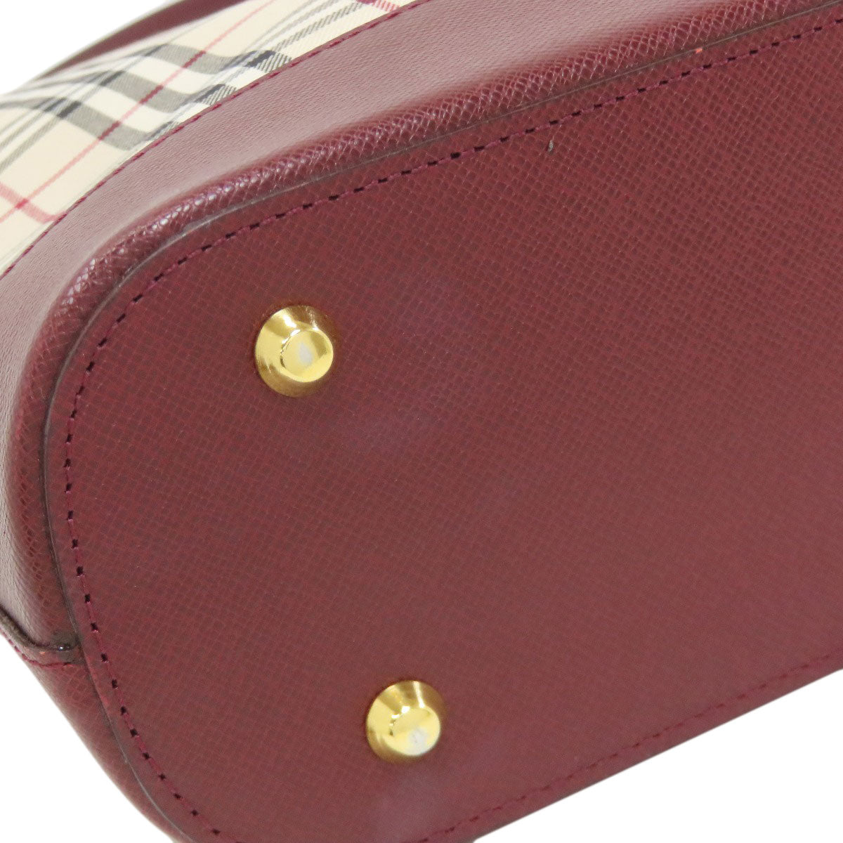 バーバリー ワンショルダー バーバリーチェック ノバチェック ショルダーバッグ キャンバス レディース 【中古】【BURBERRY】