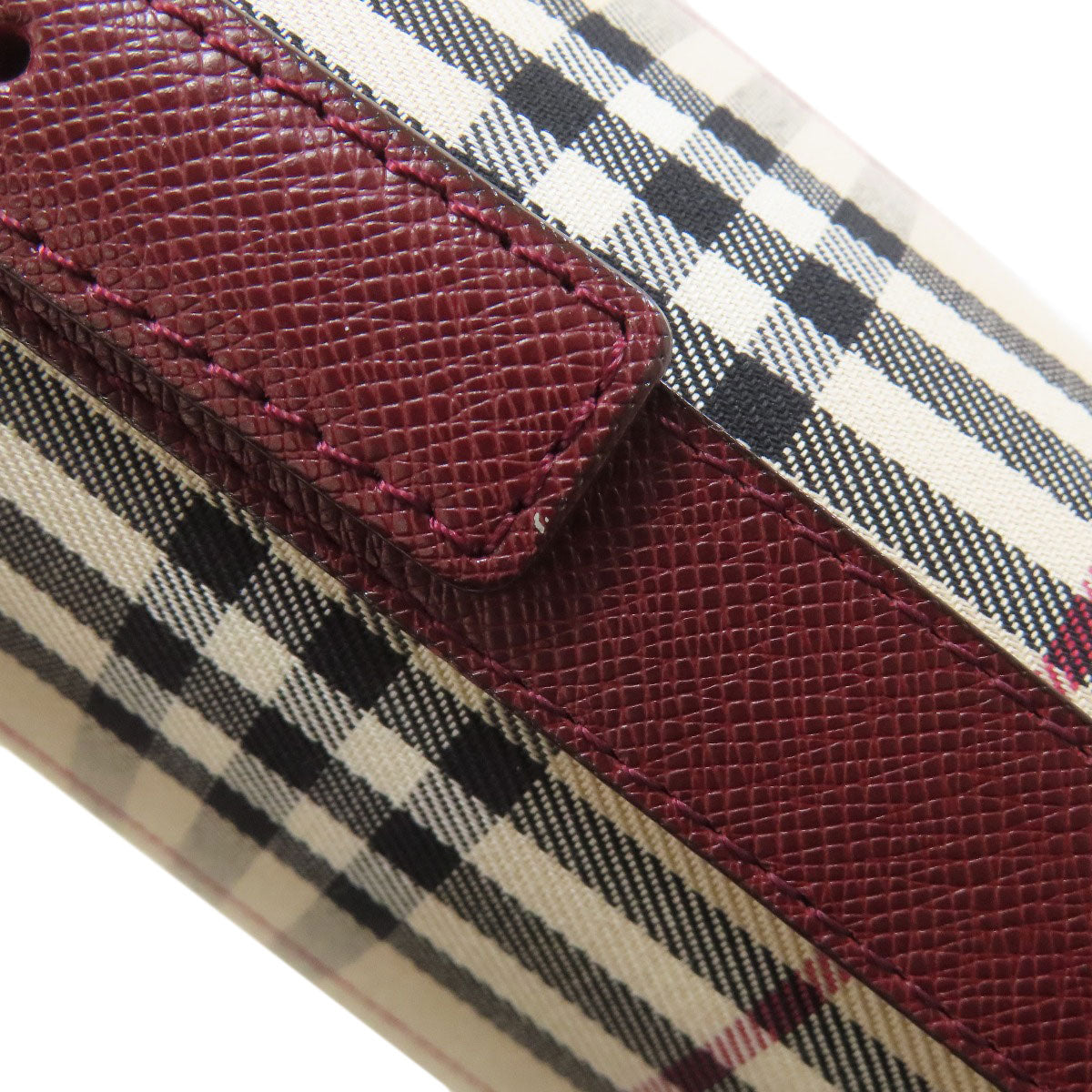 バーバリー ワンショルダー バーバリーチェック ノバチェック ショルダーバッグ キャンバス レディース 【中古】【BURBERRY】