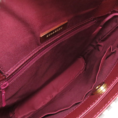 バーバリー ワンショルダー バーバリーチェック ノバチェック ショルダーバッグ キャンバス レディース 【中古】【BURBERRY】