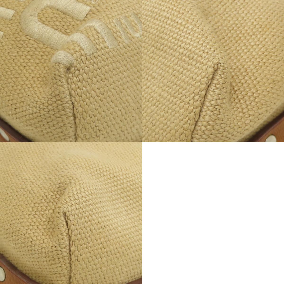 MIUMIU one belt Shoulder Bag Canvas Ladies [Used]