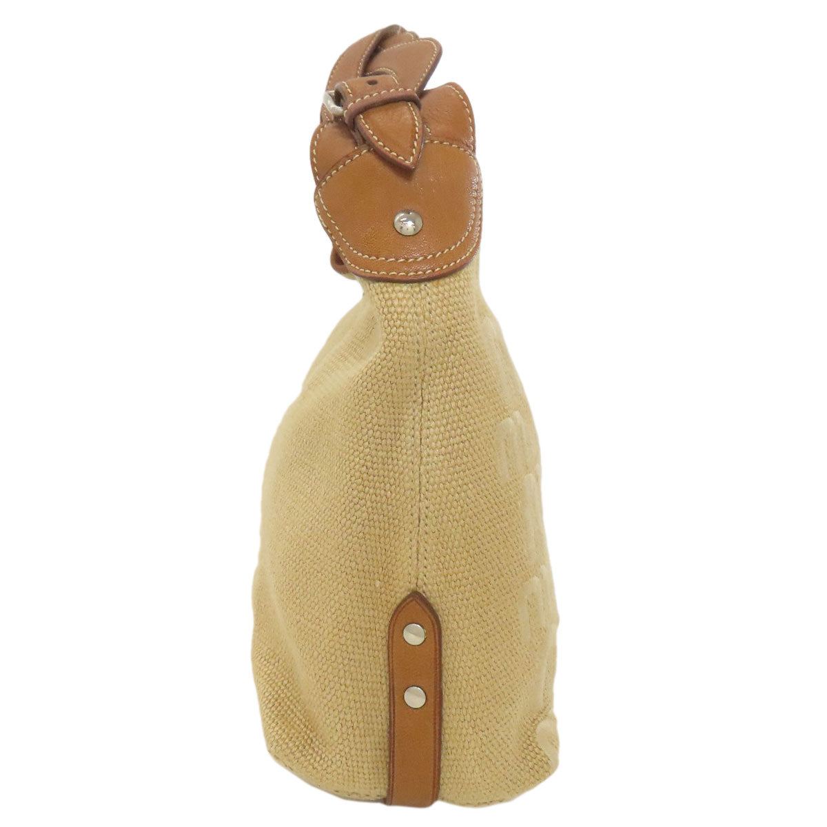 MIUMIU one belt Shoulder Bag Canvas Ladies [Used]