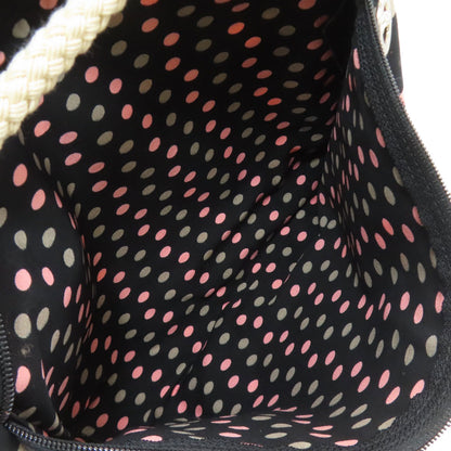 Longchamp Mini pouch with handle Handbag Canvas Ladies [Used]