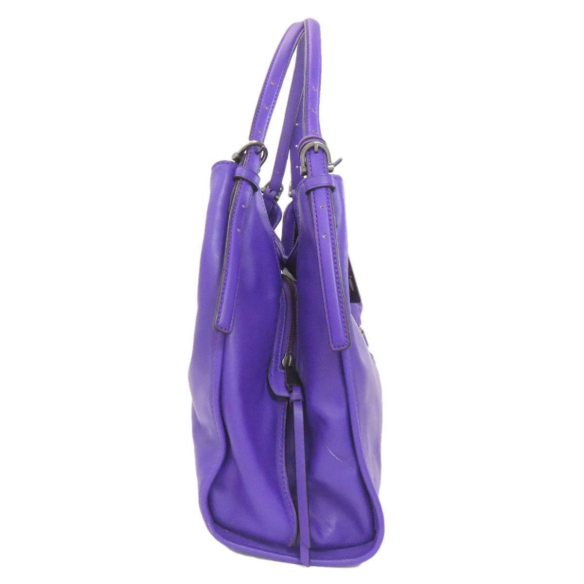 COACH 32221 logo Handbag Leather Ladies [Used]