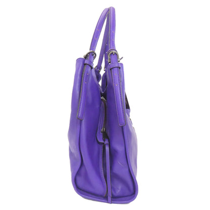 COACH 32221 logo Handbag Leather Ladies [Used]