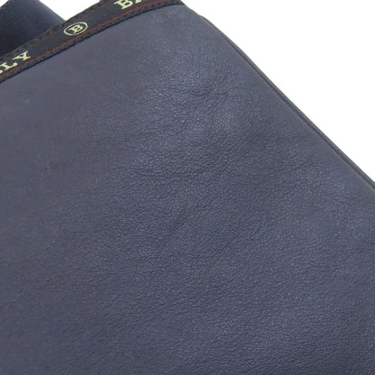 BALLY logo Shoulder Bag Leather Ladies [Used]