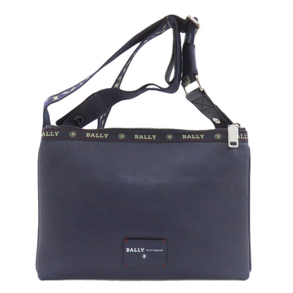 BALLY logo Shoulder Bag Leather Ladies [Used]