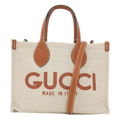 GUCCI 772144 Gucci Print Small Handbag Canvas Ladies [Used]