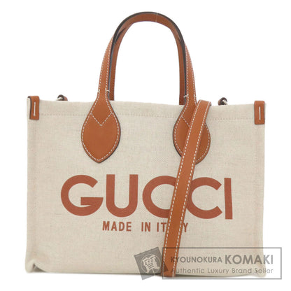 GUCCI 772144 Gucci Print Small Handbag Canvas Ladies [Used]