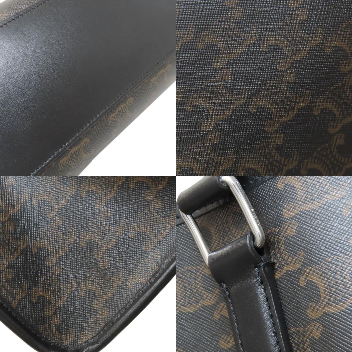 CELINE Triomphe 2WAY Handbag PVC Ladies [Used]