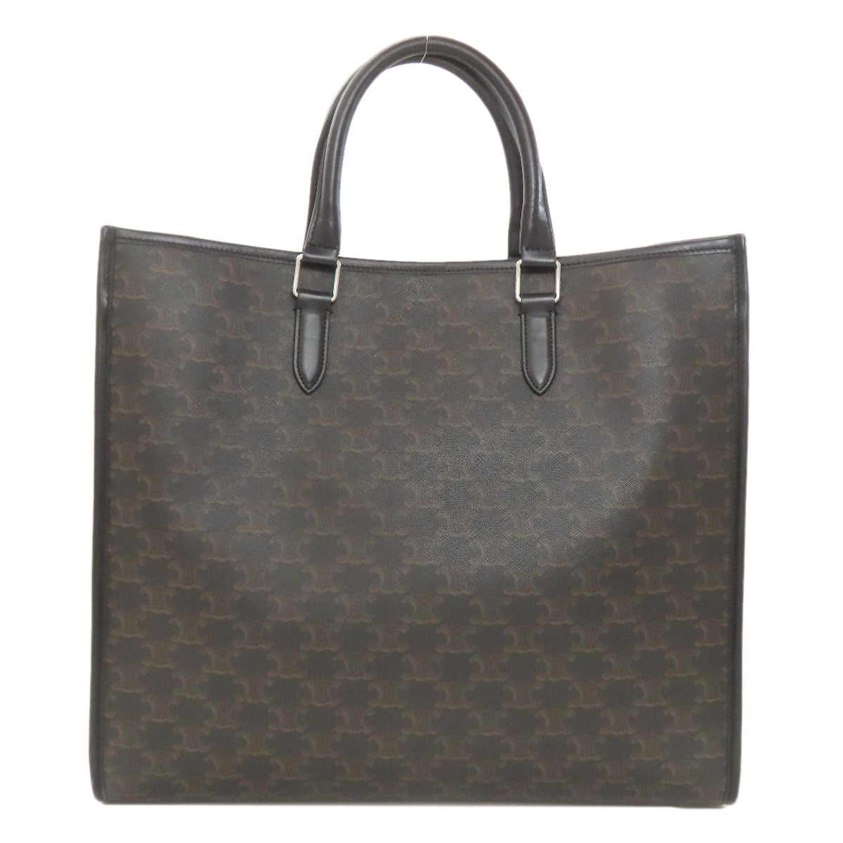 CELINE Triomphe 2WAY Handbag PVC Ladies [Used]