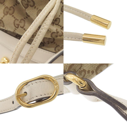 グッチ 602118 ホースビット バケットバッグ GG ショルダーバッグ キャンバス レディース 【中古】【GUCCI】