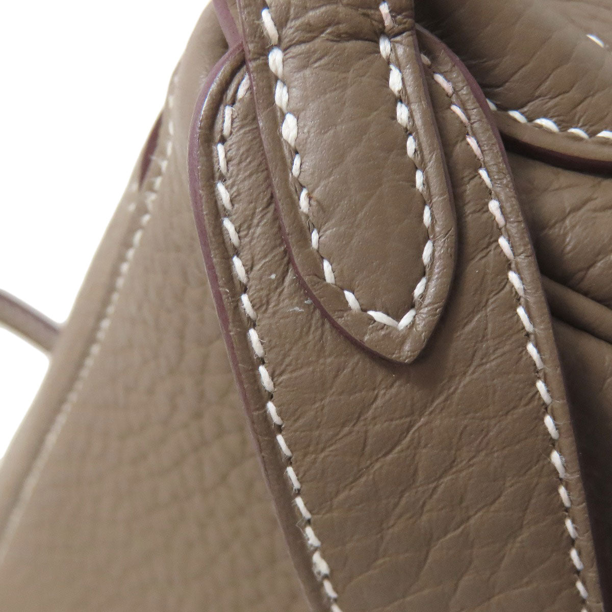 HERMES Lindy 20 Mini Etoupe GoldHardware Handbag Taurillon Clemence Ladies [Used]