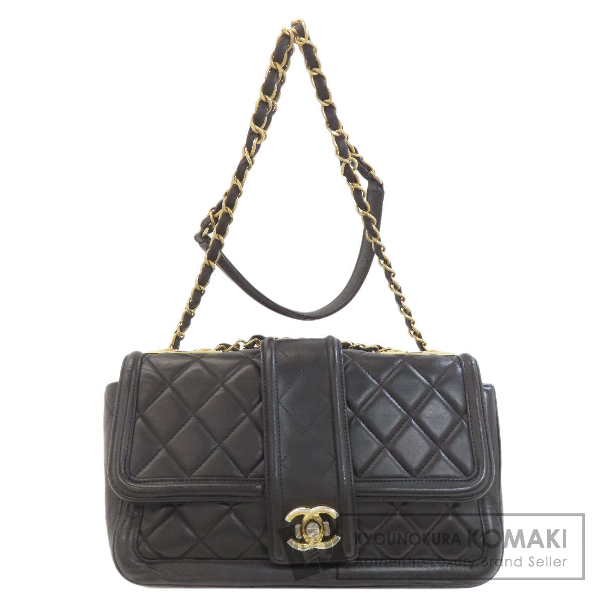 CHANEL ChainShoulder Matelasse GoldHardware Shoulder Bag Lambskin Ladies [Used]