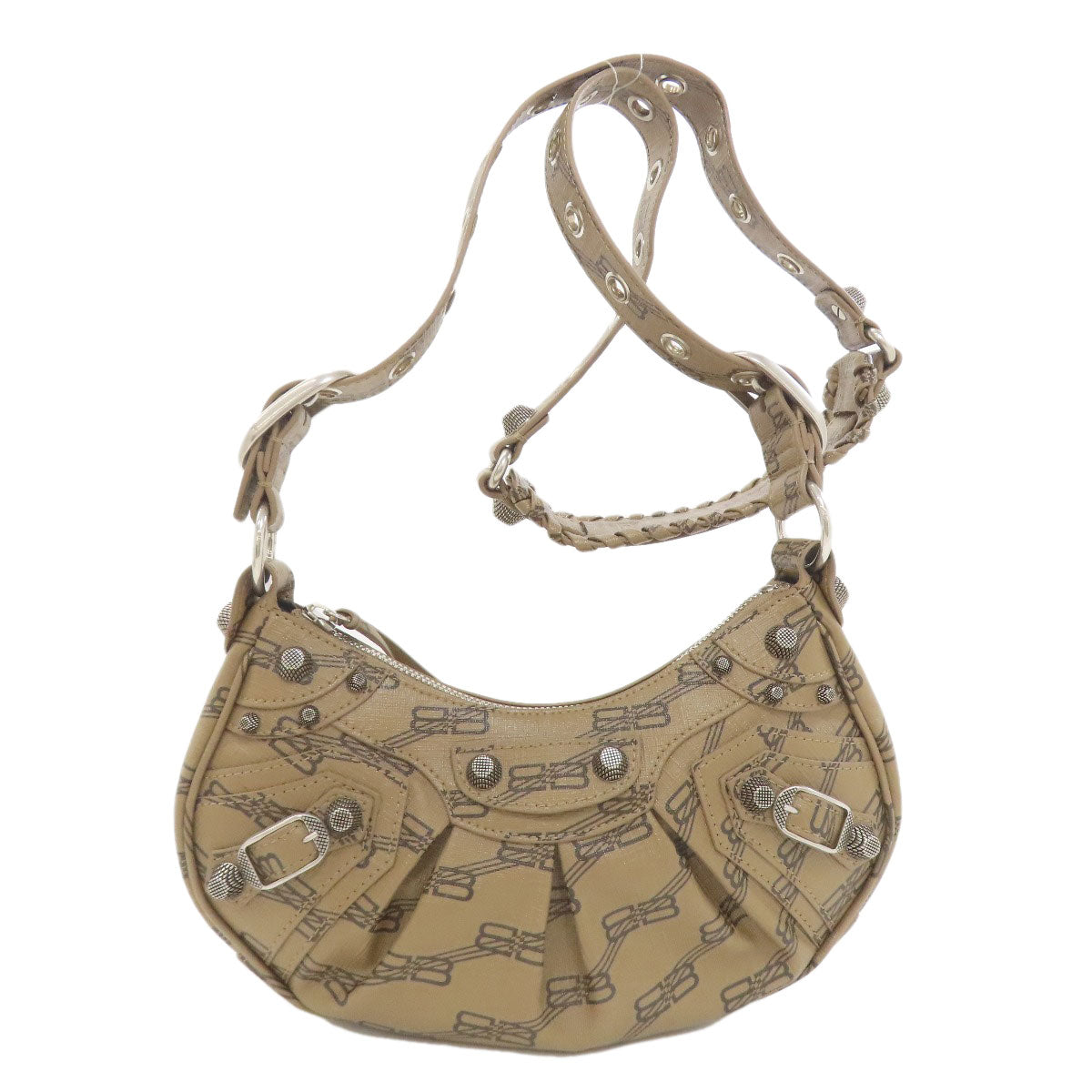 BALENCIAGA 671309 Le Cagole XS Handbag Coating canvas Ladies [Used]
